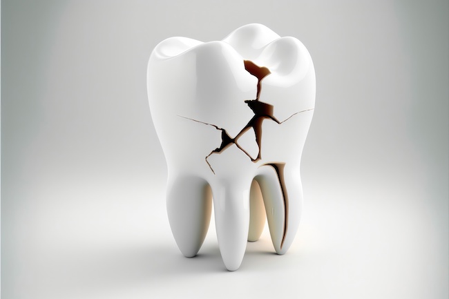 虫歯の模型