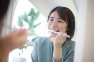 虫歯予防の歯磨き