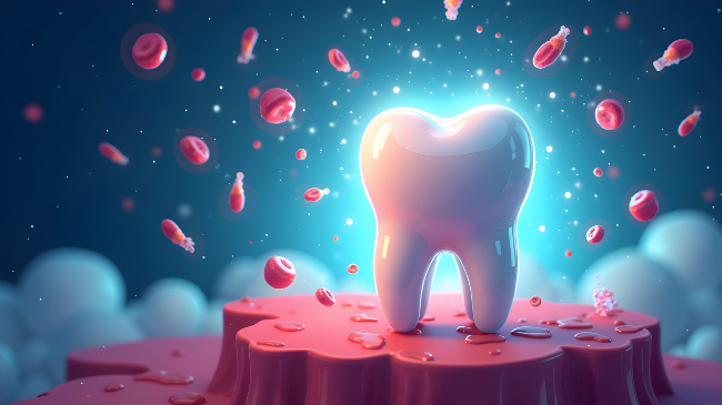 歯周病菌のイメージ