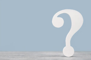 白いクエスチョンマーク