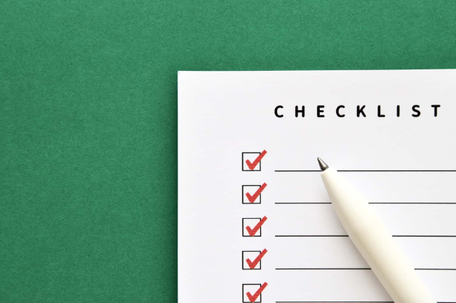 歯周病のセルフチェックリストのイメージ