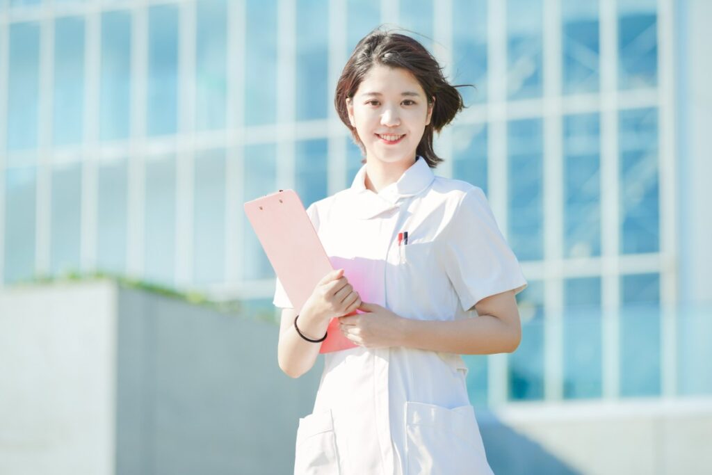 歯科衛生士の女性